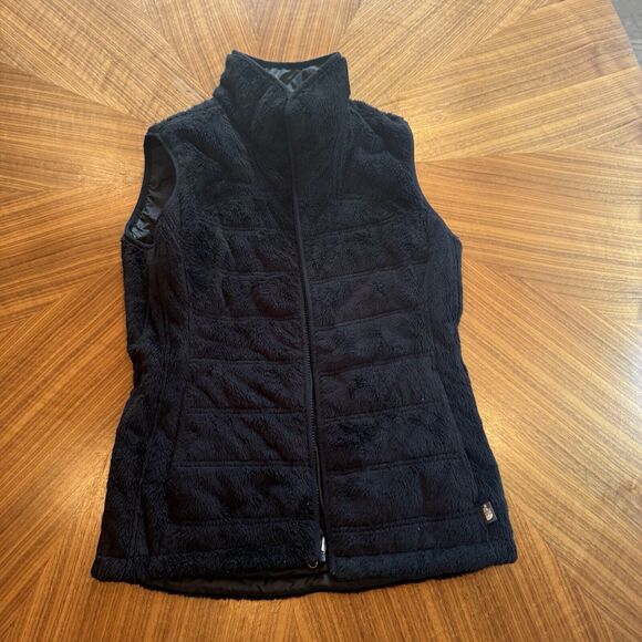 The North Face Mossbud Insulated Reversible‎ Vest Women's Small Black Zip Jacket - Picture 6 of 14